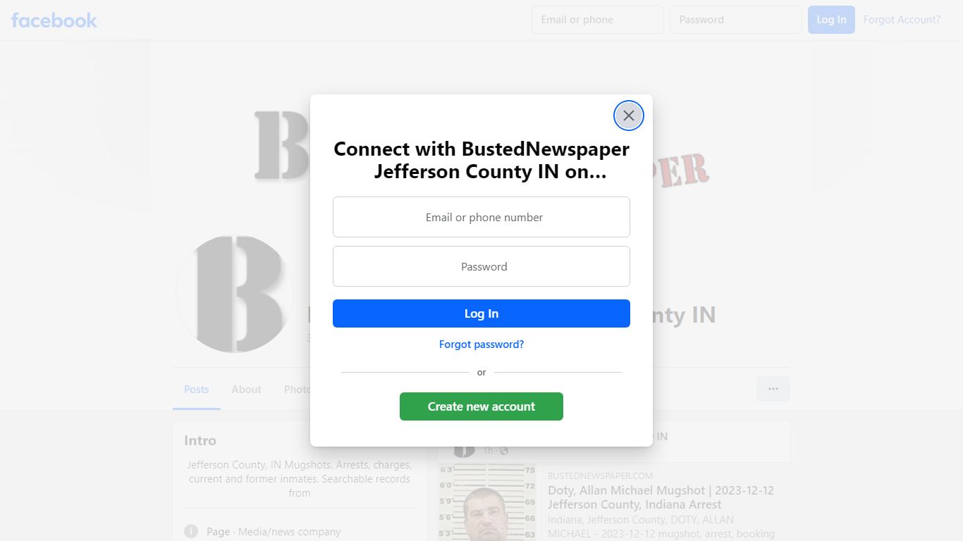 BustedNewspaper Jefferson County IN - Facebook